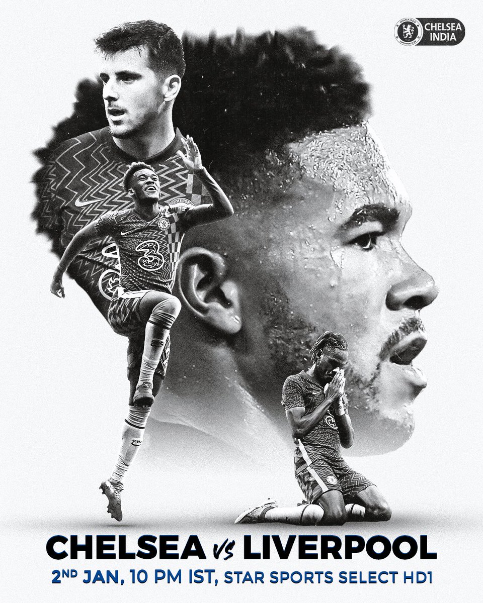 ChelseaIndia's tweet photo. The Battle at the Bridge!

We kick off 2022 by welcoming Liverpool in a mouthwatering Premier League clash tonight. Everything to play for!

Here are the #CHELIV details:

#MatchDay #CFC #ChelseaIndia https://t.co/Qd8zS0UjL8