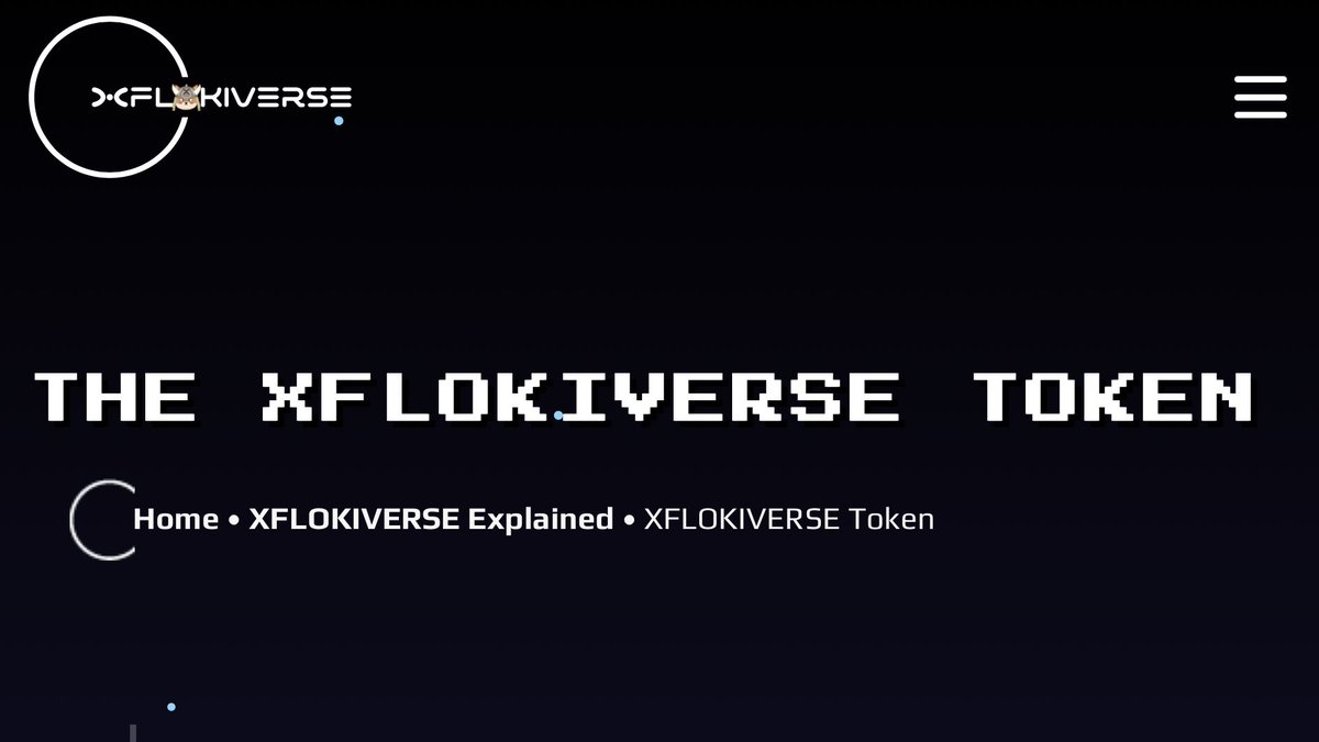 xflokiverse's tweet photo. The $XFLOKIVERSE token is one of the three #essential tokens that make the entire #metaverse 🐶🪐

Click the link below &amp; head over to our website to learn how the $XFLOKIVERSE token plays a role in the #XFLOKIVERSE 🌌✨
👇
https://t.co/xzE6kk6bSE https://t.co/qM590v2vOd