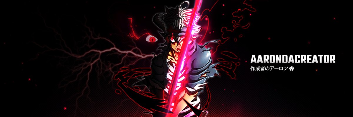 NesKefee's tweet photo. Asta from Black Clover banner for @AaronDaCreator_ ❤️❤️❤️ https://t.co/o7LevUBVZV