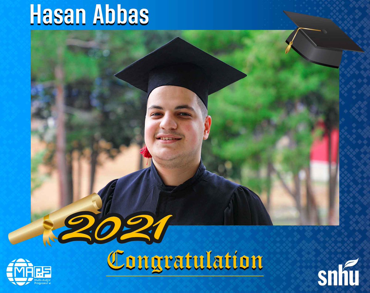 maps_ngo's tweet photo. MAPs is celebrating the first BA graduate in the higher education platform. 
A remarkable achievement for MAPs was achieved at the end of 2021, where the student Hasan Abbas obtained a Bachelor's degree in Arts of Communication.

For more: https://t.co/TAuB1WaUox https://t.co/b2kzB5ALxd