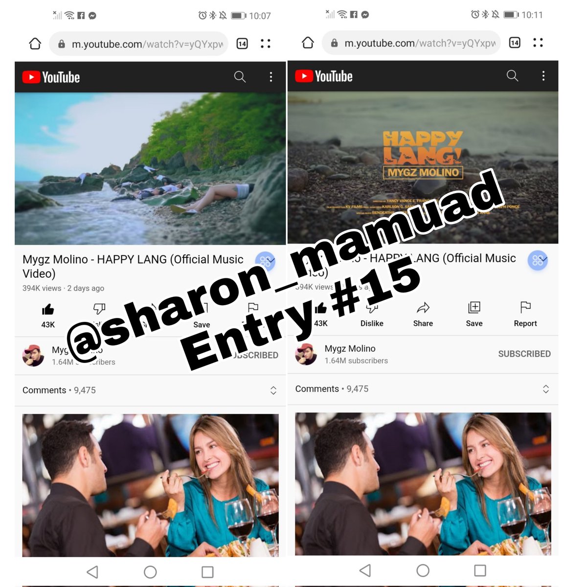 sharon_mamuad's tweet photo. Happy happy lang
Fifteen

Happy Lang Road To 400K
#MygzMolino
@MygzMolino https://t.co/HDyMjA8gRX