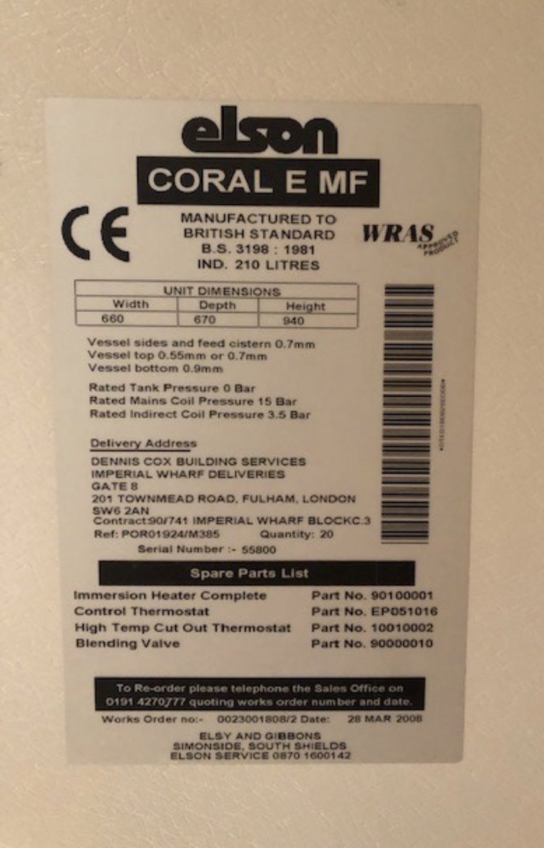 LondonBoilerCom's tweet photo. Need to replace an old #Elson #CoralE 

We have cost effective solutions from £1500 + vat which installation, materials and an exclusive #LifeTime No Leak Warranty 

Call 0208 829 8244 for a free quote 

We are the Experts on BBC ITV C4 https://t.co/oOZCn9errR