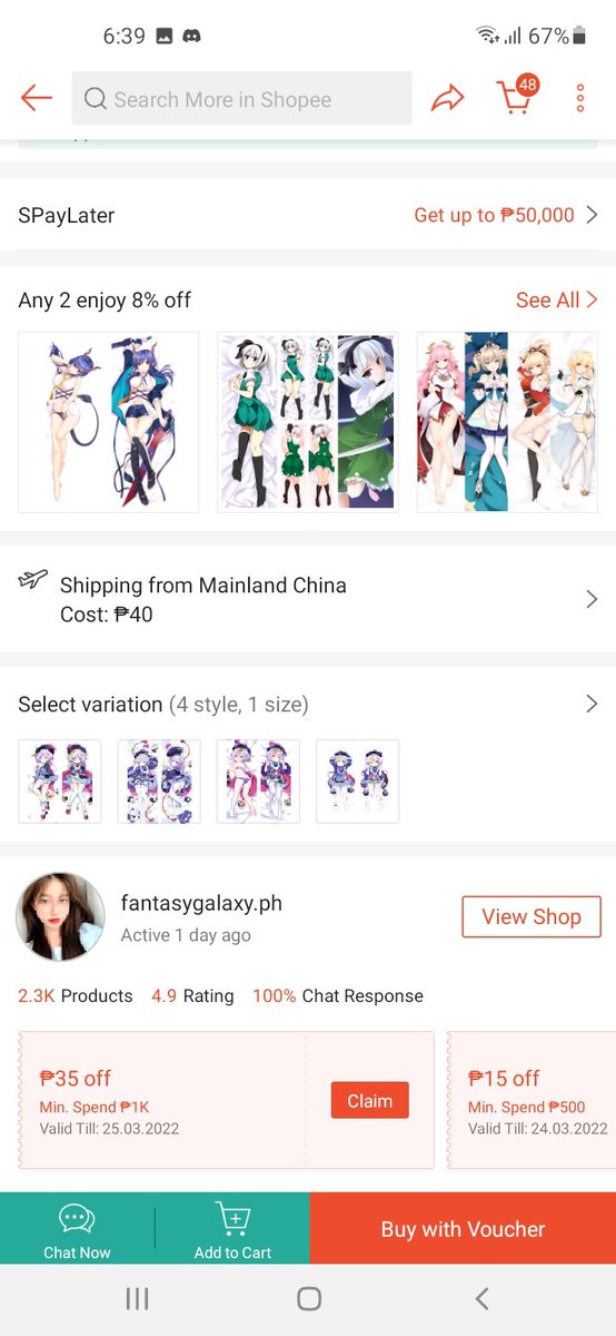 This shop must me ban!!!!  Qiqi is literally a child. I don't care she's a 100+ but her body did not change she's still a CHILD!!!!! #GenshinImpact
#Qiqi  #spreadawreness #mustreport #Shopee