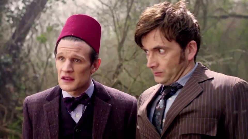 Zebra_carol's tweet photo. Throwback 2019 - Today is ‘National Fez Day’ (Not really made that up)
#ThingTwo loves #DoctorWho #MattSmith “Fez’s are cool’ she’s wearing it just because she can 😜
We even got #comicartist chum for the Dr Who magazine to draw her as his companion
Good job we’ve got a #TARDIS https://t.co/UXfwvC2hK2