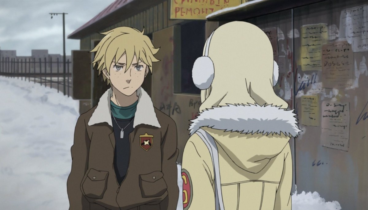 valk0rn's tweet photo. Не зря зимой поехал. За десять лет с показа Darker than Black многое изменилось, но снег сглаживает перемены.
От желтой таблички про срочный ремонт осталась рамка. https://t.co/4SFv4ffto7