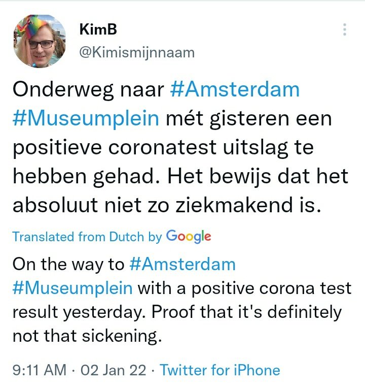 JenSkiero's tweet photo. This is why I wear mask and avoid people. You weirdos are absolutely disgusting. Uugghhhh!!! You must have been raise by animals. 

You guys better wear FFP2, N95, 3M. The #Omicron variant is super contagious.

#Amsterdam #Museumplein #FreedumbProtest #antivaxxers 

Cc; @Politie https://t.co/dfgJ1aCiIf
