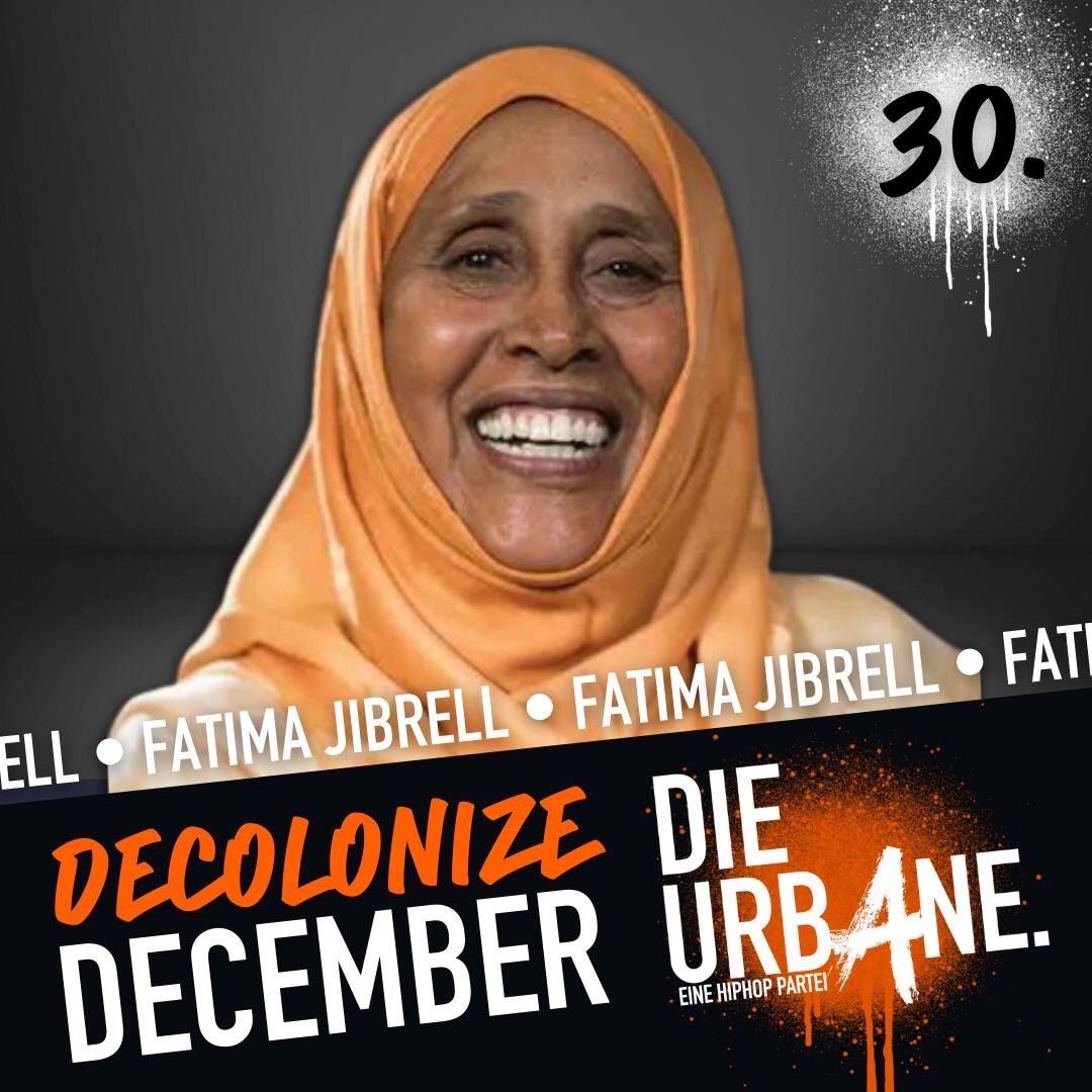 dieurbanenrw's tweet photo. #DecolonizeDecember
Fatima Jibrell, geboren am 30. Dezember 1947, ist eine somalische Klimagerechtigkeisaktivistin und Gründerin der Organisation Horn Relief, heute ADESO. Seit über 30 Jahren kämpft sie gegen die Abholzung von Bäumen für die Herstellung von Holzkohle in Somalia. https://t.co/0p7vorV3IN