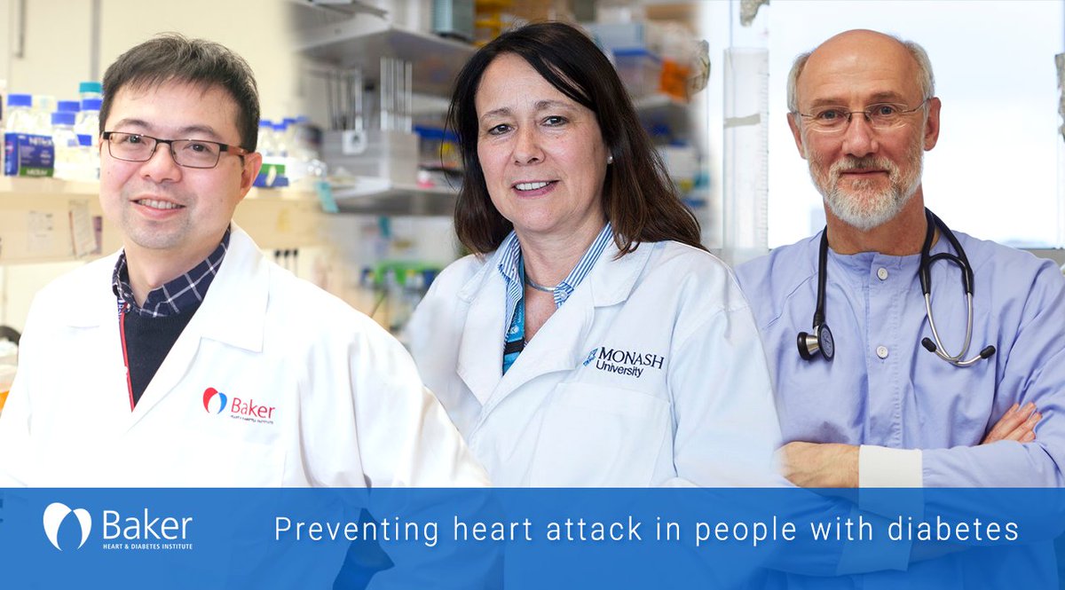 A new study <a href="/JAHA_AHA/">JAHA</a> by Baker Institute researchers &amp; our @MonashCCS colleagues could help inform treatment and prevent serious events like a #heartattack or death in patients with #diabetes who are at high risk of serious #cardiovascular events baker.edu.au/news/media-rel…