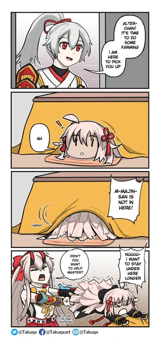 Little Okitan wants to help Master: Part 77 [Kotatsu]
#FGO 
