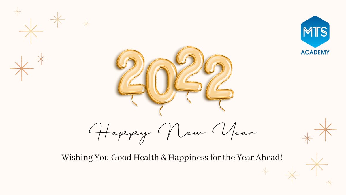 mts_dubai's tweet photo. Happy 2022 and may you continue to be the best version of yourselves in the year ahead. Keep learning and keep growing! 💪 https://t.co/4GduoS6Ijz