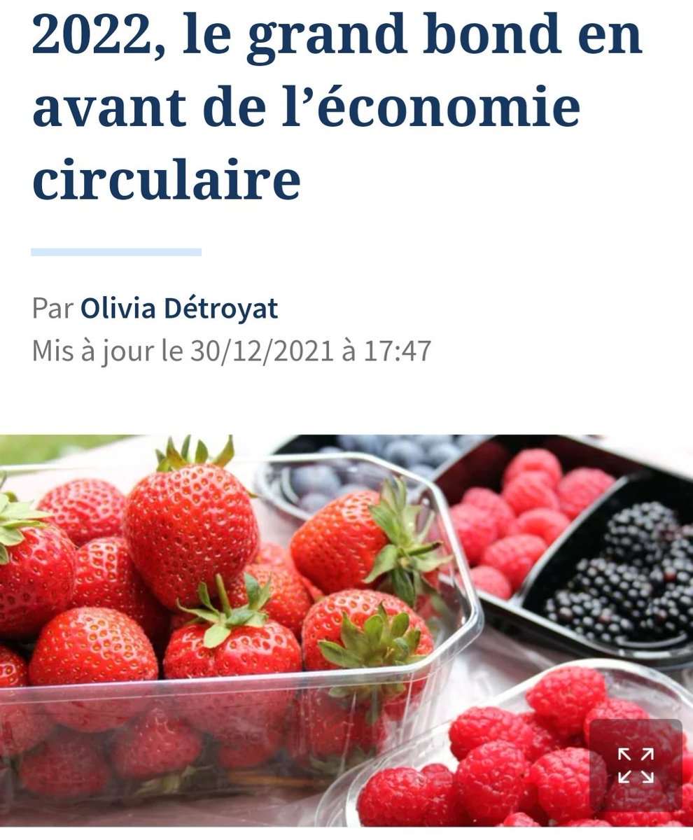 brunepoirson's tweet photo. "2022, le grand bond en avant de l'économie circulaire" @Le_Figaro https://t.co/SlJosVvhEj