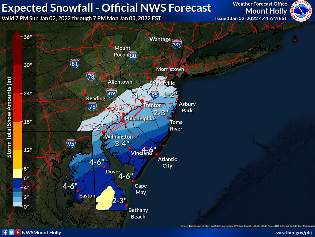 NWS_MountHolly's tweet image. Good morning. A large change in the forecast occurred overnight; a winter storm is now expected for parts of the area starting tonight. See our briefing at the link. Closely monitor the forecast today; additional changes are likely. weather.gov/media/phi/curr… #NJwx #PAwx #DEwx #MDwx