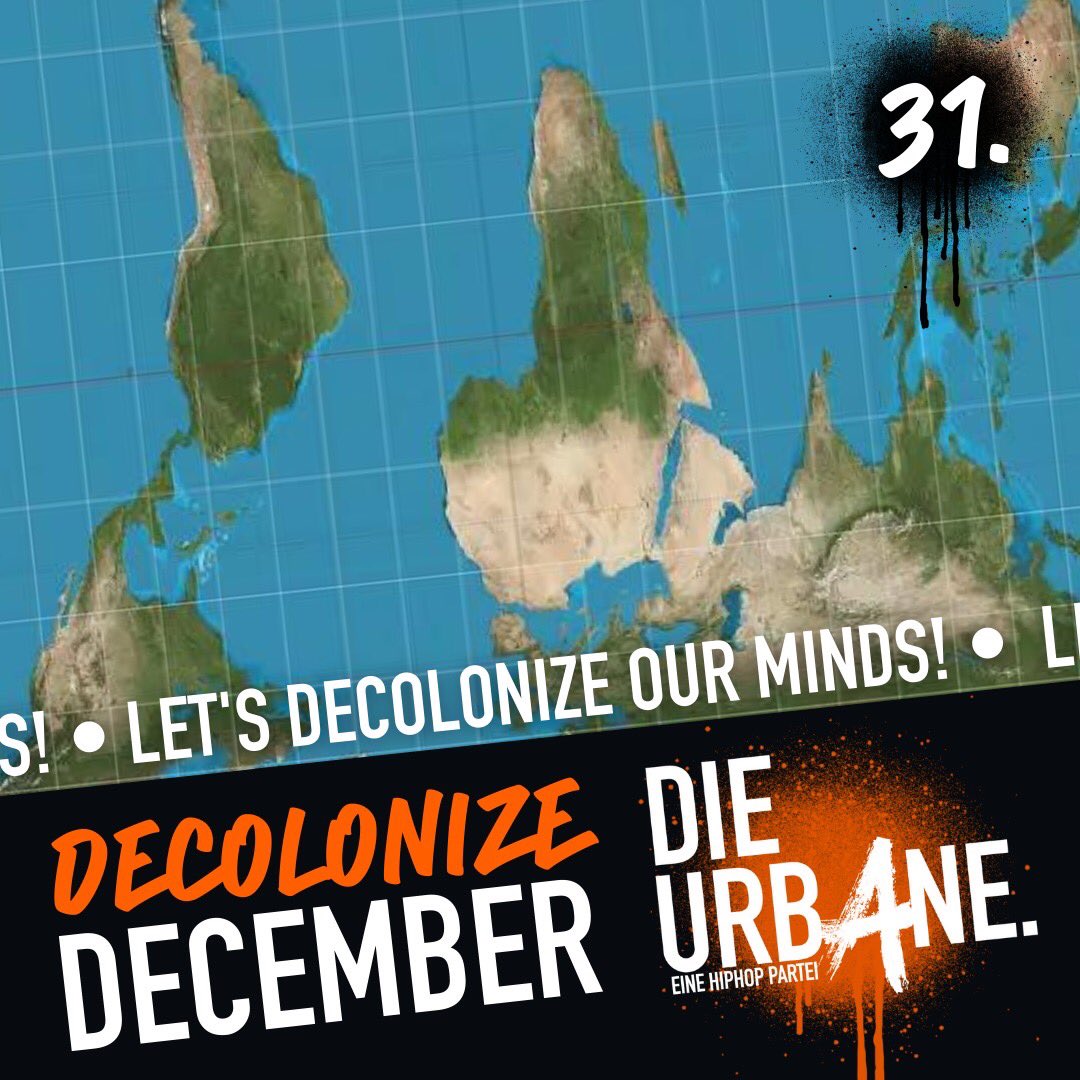 dieurbanenrw's tweet photo. #DecolonizeDecember
Die letzten 30 Tage haben wir uns mit der Geschichte von Kolonialismus und Rassismus auseinandergesetzt. Wir haben uns Ereignisse in der Geschichte des europ. Kolonialismus beleuchtet und dekoloniale Kämpfe und Akteur*innen sichtbar gemacht.
#decolonize https://t.co/KJIORZnvyb