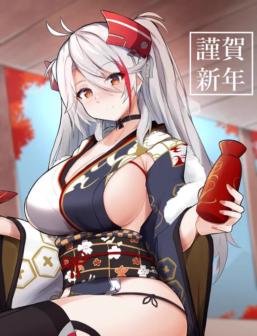 あけおめオイゲンちゃん🎍☀️ 