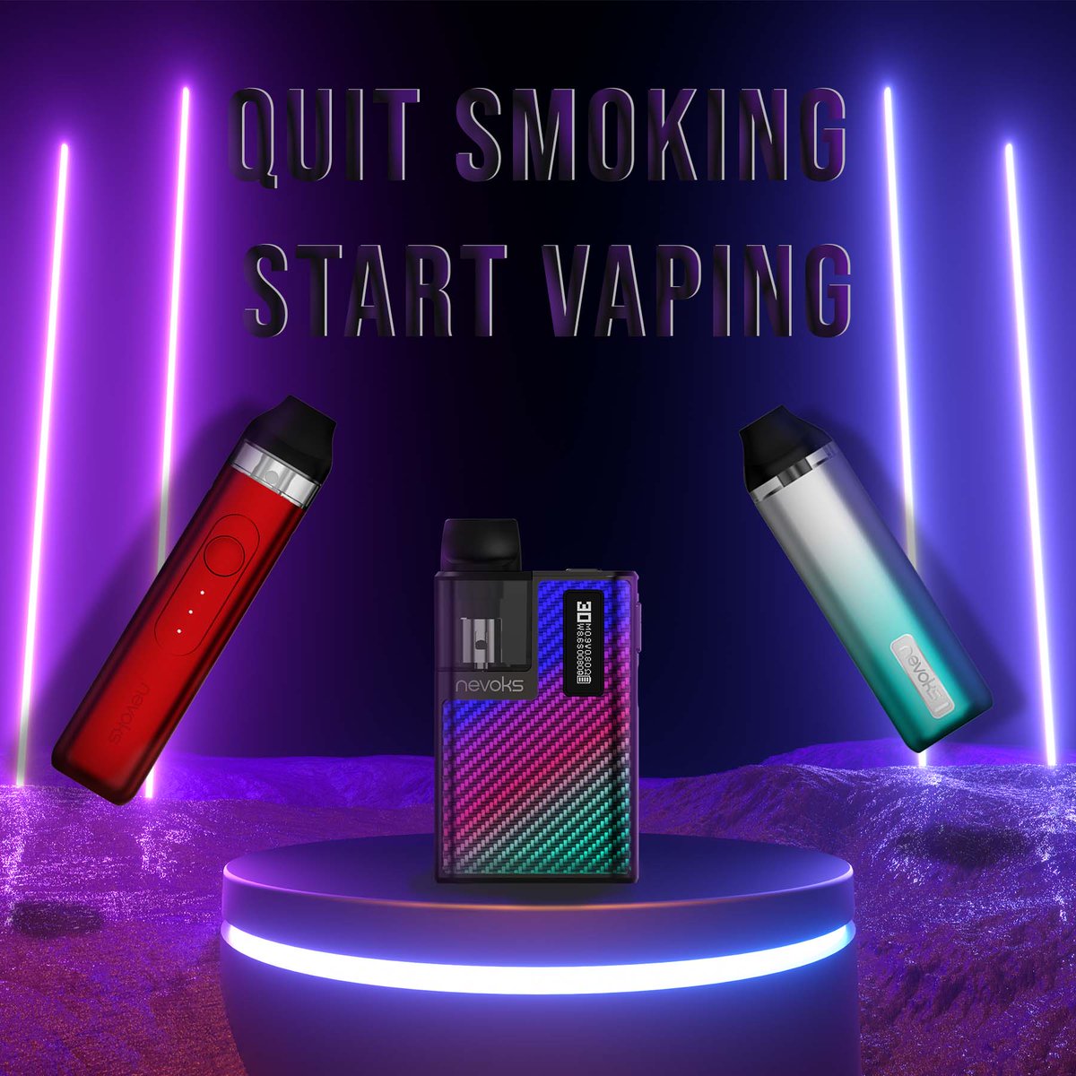 NevoksUk's tweet photo. Quit Smoking &amp; Start Vaping Today With Nevoks 😎

#nevokspagee #vape #vaping #vapeuk #vapewholesale #ukvape #nevoksuk #vapecommunity https://t.co/KAkSSNii3n