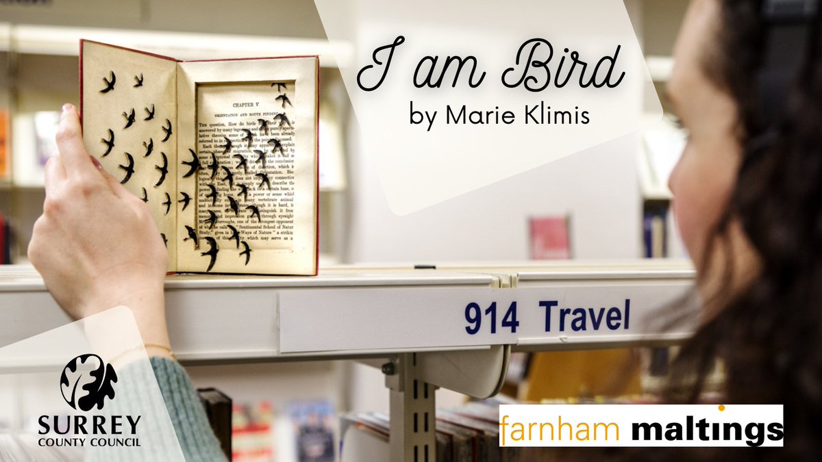 SurreyLibraries's tweet photo. Psst. Did you know that I am Bird by Marie Klimis is coming to @SurreyLibraries in early 2022?!
Book Here: https://t.co/Bpcr7m8C0q
πΈ Β©οΈ Neil Marshment
#RedhillLibrary #MersthamLibrary #FarnhamMaltings #IAmBird
@RedhillLibrary @MersthamLibrary @farnhammaltings https://t.co/OjBFQB5t7F