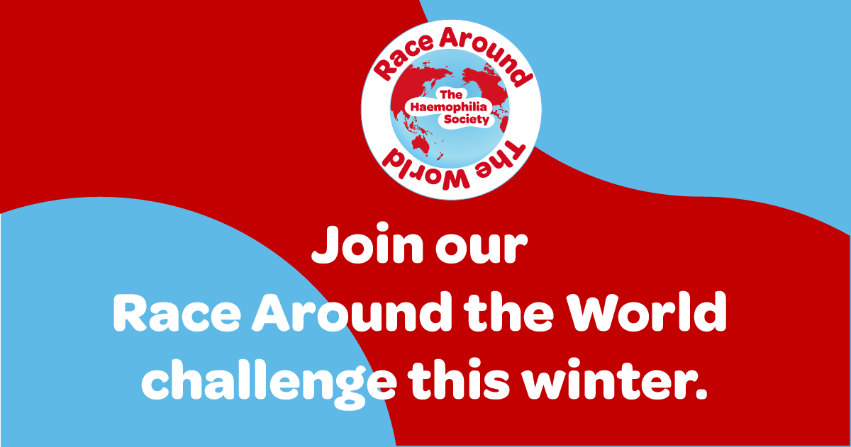 HaemoSocUK's tweet photo. Inspired by @bleedingyorkshire, we’ll be virtually racing the 25,000km around the world in the lead-up to World Haemophilia Day. Join a team and join us as we unite our community to raise awareness and funds. 

Find out more: https://t.co/V1awyJmc1n https://t.co/TB2E4EBUfl