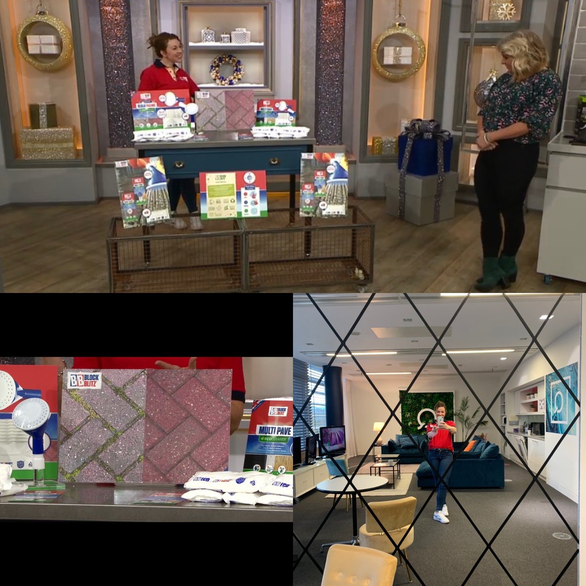 BlockBlitz's tweet photo. Amy from the Block Blitz team was live on @QVC for two busy shows over the weekend with our award winning range of paving treatments that take all the hard work out of cleaning your paving #DontMissOut #awardwinning #ecofriendly #keepitclean #blockblitz #HappyNewYear https://t.co/V1SdR0g9Na