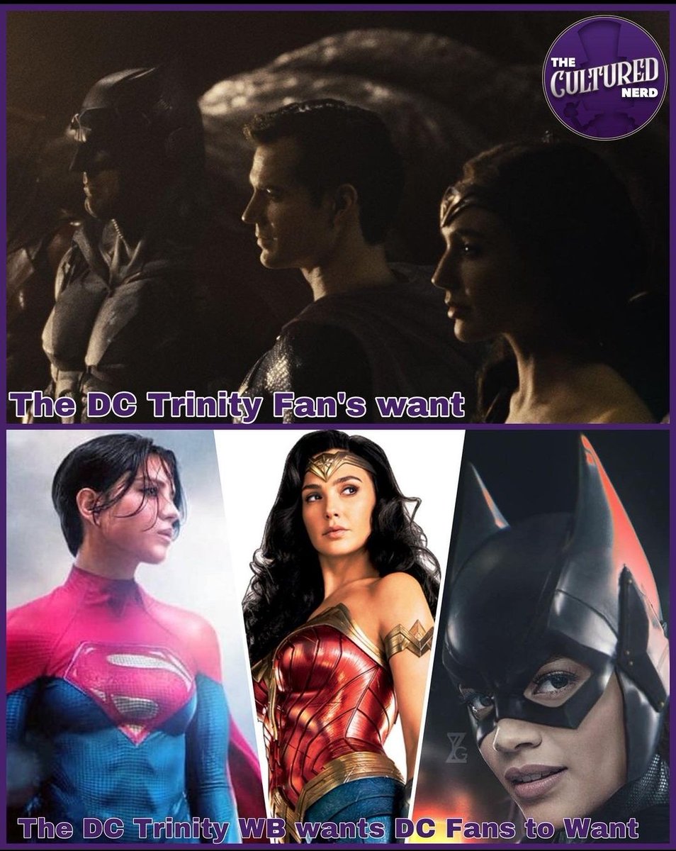 EverythingCBM's tweet photo. Agree? 

Image from @TheCulturedNerd 

#Batman #Batgirl #Superman #Supergirl #DCEUISDEAD #dceu #wonderwoman https://t.co/ymNQYKWnOZ