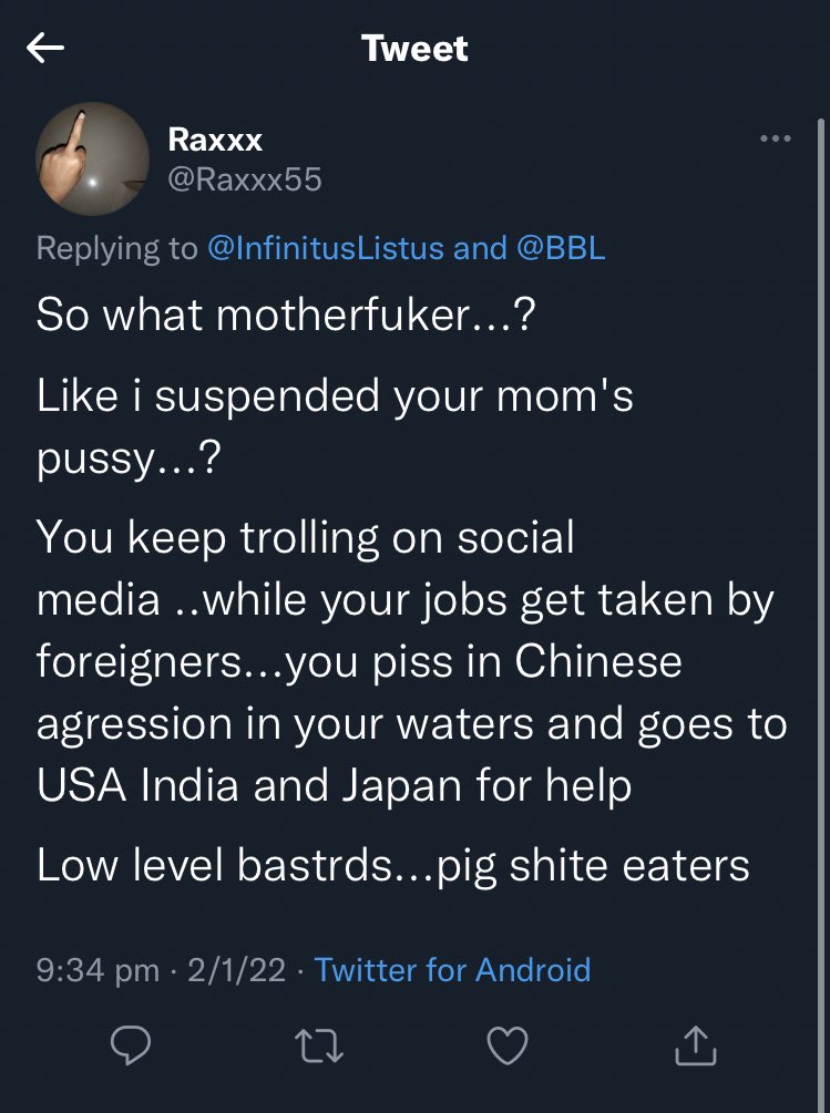 BrothersFishman's tweet photo. @Raxxx55 Your micropenis wouldn’t be able to “suspend” ANY pussy, let alone my mum’s! 😂😂😂 https://t.co/rLmYsvpmxO