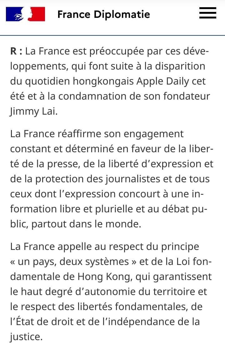 AHKF2020's tweet photo. @francediplo Too late, too little!
Wake up France!

#standwithstandnews #StandNews #StandWithHongKong

https://t.co/aeL9MoqOM1 https://t.co/RLKiEntTsU