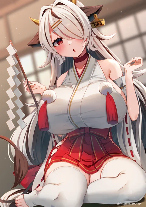 牛巫女
#まろたーと 