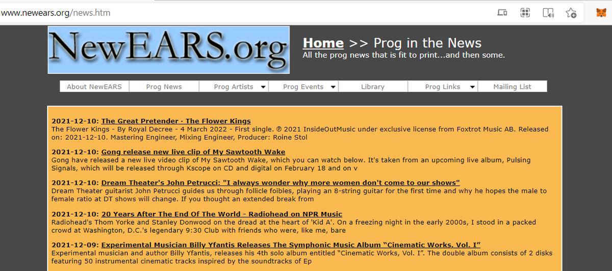 BillyYfantis's tweet photo. The New England Art Rock Society is a US not-for-profit organization of progressive music lovers.
Thanks at NewEARS organization for sharing the news of my latest music album!
#NewEARS #NewEngland #Prog #UnitedStatesOfAmerica #Soundtrack #FilmMusic https://t.co/W0dXOltHBQ