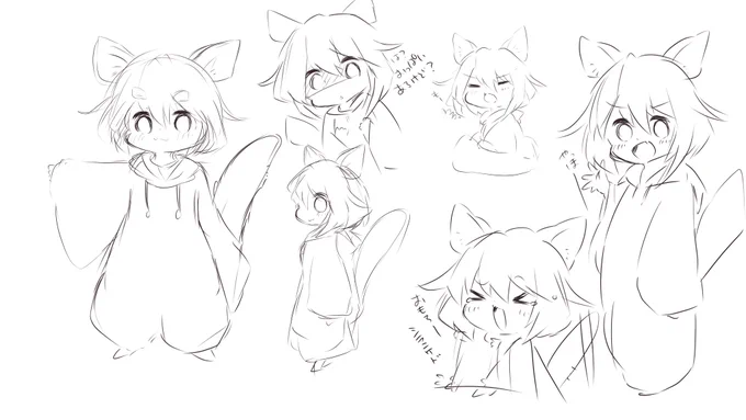 これがおいららしいです。
もう少しねって、今月中にはちゃんと描いて、オイラの分身として働いてもらおう。 