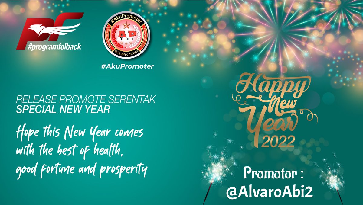 RatuWinners's tweet photo. 🎉RELEASE  PROMOTE SERENTAK SPECIAL NEW YEAR🎉

Follow dulu @AlvaroAbi2

Hope this New Year comes with the best of health, good fortune and prosperity.

cc
@TheArieAir 
@wiwikherma 
@AzisDadun_ 
@RestuAndara99

Yang belum Mutualan 
Mari saling follow'an sobat 
Gaskeun...👇👇 https://t.co/9TmTuhRG05