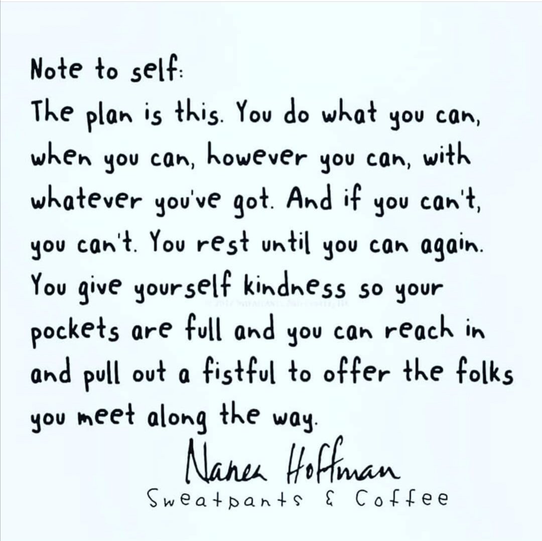 The plan for today... (and tomorrow, and the next...)