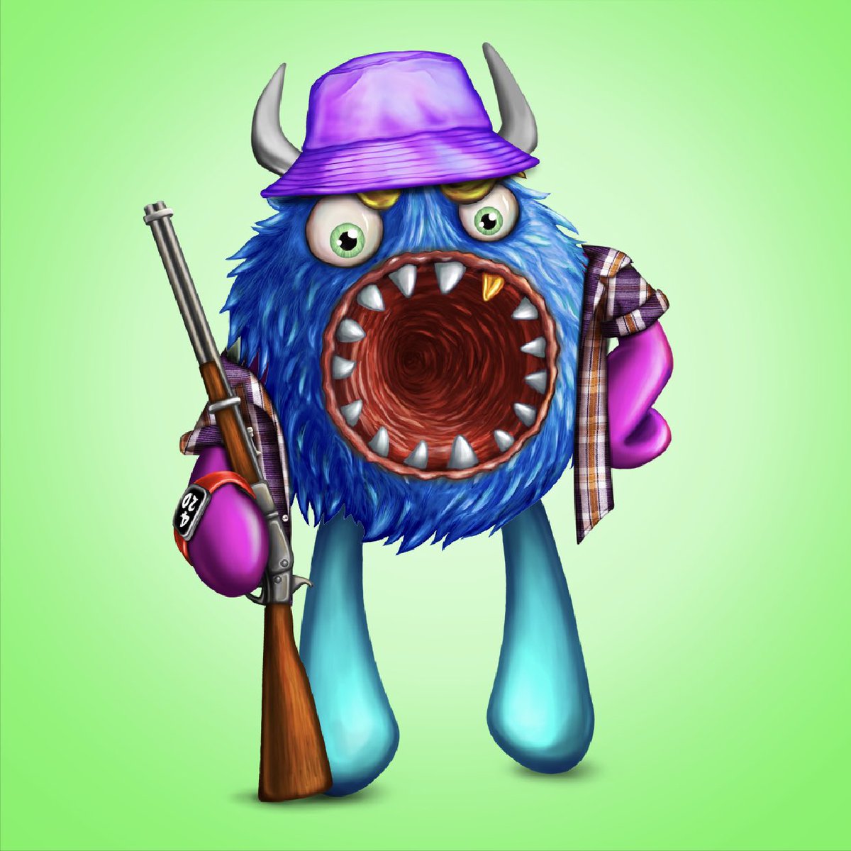 MomoMonsterCC's tweet photo. @NFTMINES No more apes! 
It’s monster season 👹
https://t.co/8MHmNJjqn2 https://t.co/h8yRiIzZmm