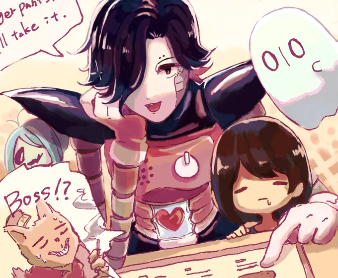ボスが注文しに来た…
(本垢から再掲)
#Undertale 