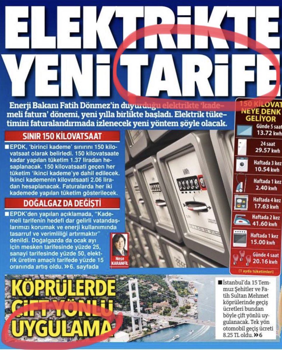 bulentmumay's tweet photo. Tüpçü tipi gazetecilikte “zam” yok; 
“Yeni tarife” var, “uygulama” var. https://t.co/QPwX7yshi1