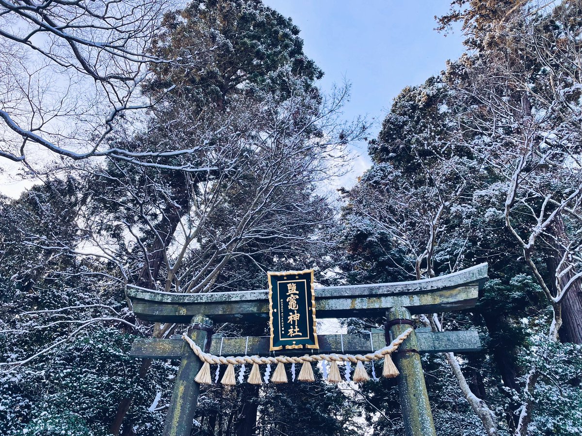 Many0606's tweet photo. あけましておめでとうございます🐯
#初詣
#塩釜神社
#塩釜神社⛩
#雪景色 https://t.co/B6dAh5sLix