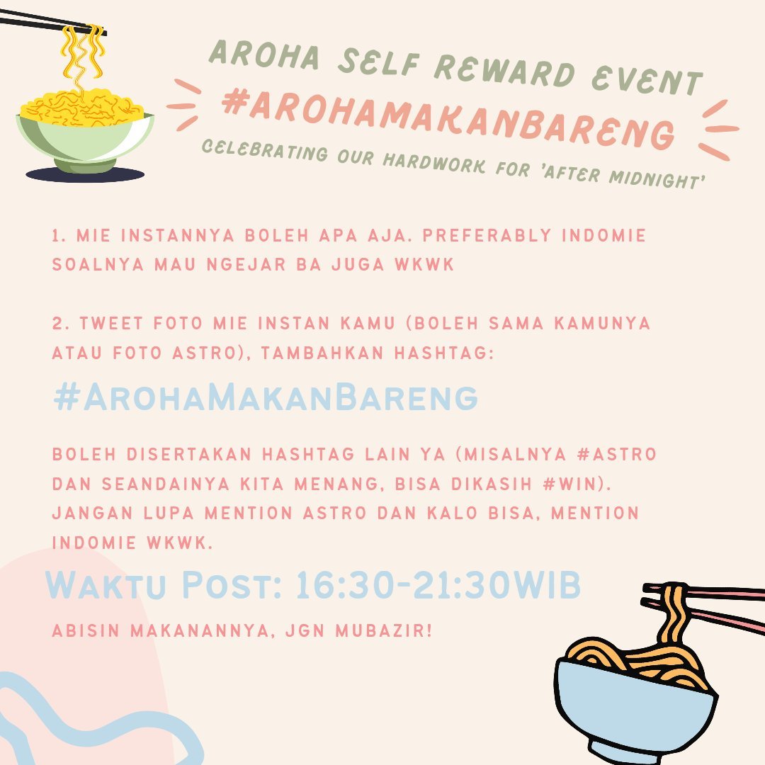 lunaandhelios's tweet photo. Looking back to 2021, I really love how INA Rohas are super creative for events:

May : #PemiluAroha2021
Aug : #ArohaMakanBareng, #AROHATeaTime
Sep : #TimeCapsuleByAROHA https://t.co/FFNAaSyHWc