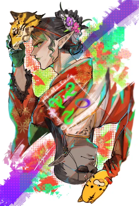 #推す画ール #お花畑青空大写生大会 