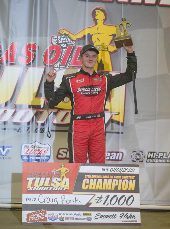 TulsaShootout's tweet photo. RECAP/RESULTS >> Craig Ronk Leads Entire Outlaw Feature At The Tulsa Shootout! Find out more at https://t.co/2TNB02zr2q https://t.co/cQPAb2V19y