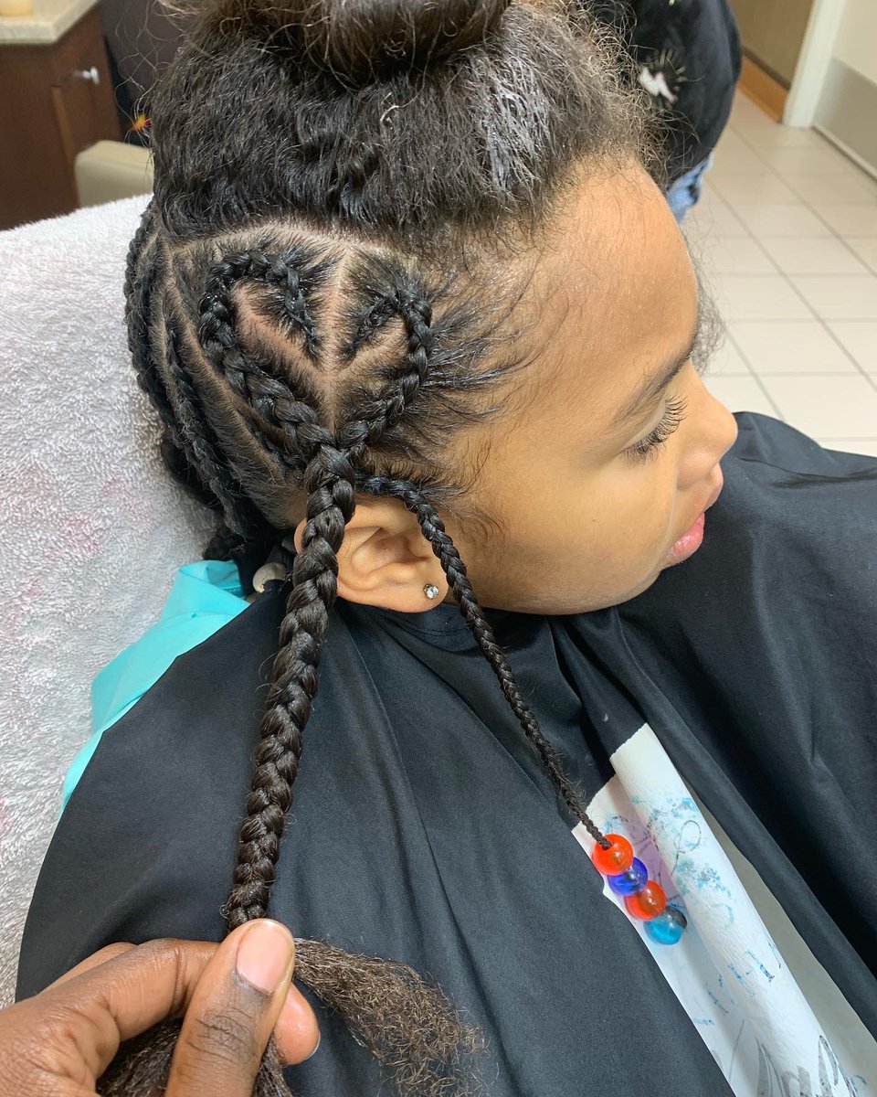 BluDiamondddd's tweet photo. A heart for a Sweetheart ❣️🥰 

Book!! Link in BIO ‼️‼️   

#dallashairstylist #lewisvillehairstylist #kidstyles https://t.co/RNQj5FQvat
