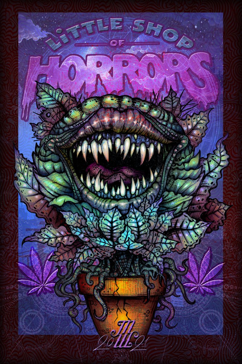 Snaggletoothgod's tweet image. New digital art by Sean "MunkyWrench" Eddingfield entitled "Audrey III"... #art #digitalart #drawingislife #snaggletoothgod