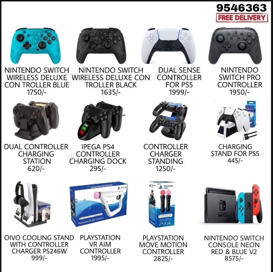 Best selling Sony PlayStation & Nintendo Switch Games and Accessories | https://t.co/tZNhU4reym
FREE DELIVERY - 9AM TO 11PM
Call | Viber | WhatsApp: 9546363 or 9519543 or 9896002
- Delivery Service: Male'/ Hulhumale and Boat/Ferry.
- Internet Transfer, Cash Acceptable https://t.co/80jrpftWpX