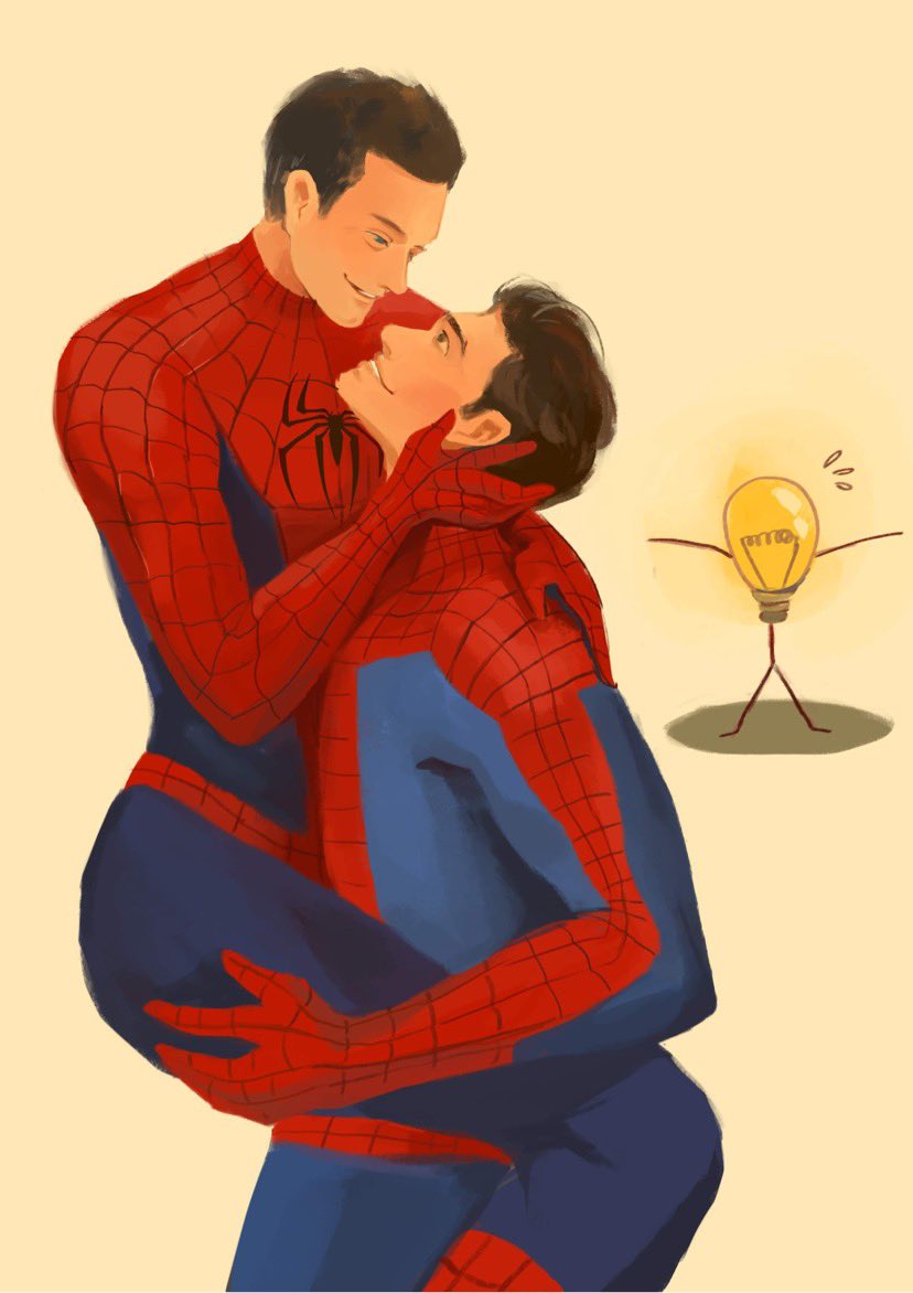 Xavierstars1016's tweet photo. #DoubleParker #Spiderman #SpidermanNoWayHome #PeterParker #Petercest #Spideycest
"Don't hurt your back again."
"It can't be helped."
Req from Andrew Pastel https://t.co/BjYlPUasTL