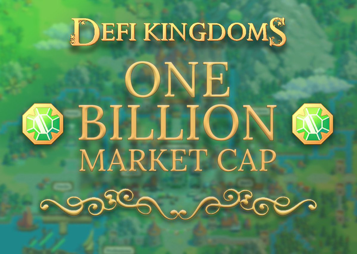 kratos_harmony's tweet photo. .@DefiKingdoms, TOP project on @harmonyprotocol just hit a HUGE milestone of $1 BILLION Marketcap🔥 Congratulations 👏 $ONE @TheSandboxGame @decentraland @coinbase @AltcoinDailyio @CoinDesk @AaveAave @CurveFinance #WEB3 @Gemini #cryptocurrency @krakenfx @coinbureau @ForbesCrypto https://t.co/VfJC3BwNWW