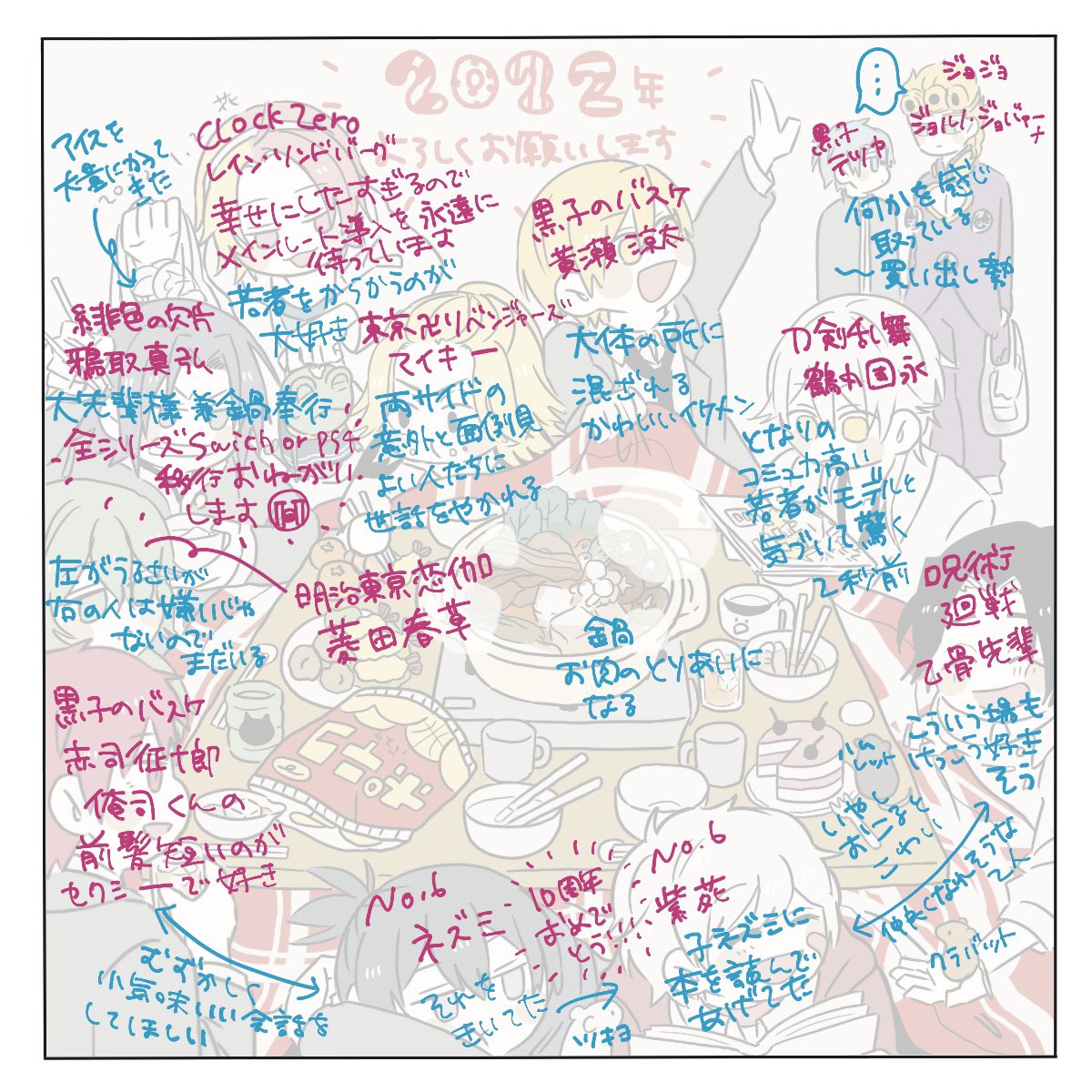 🎍🍲今年もよろしくお願いします🙇‍♀️(好きに詰め合わせ新年会) 