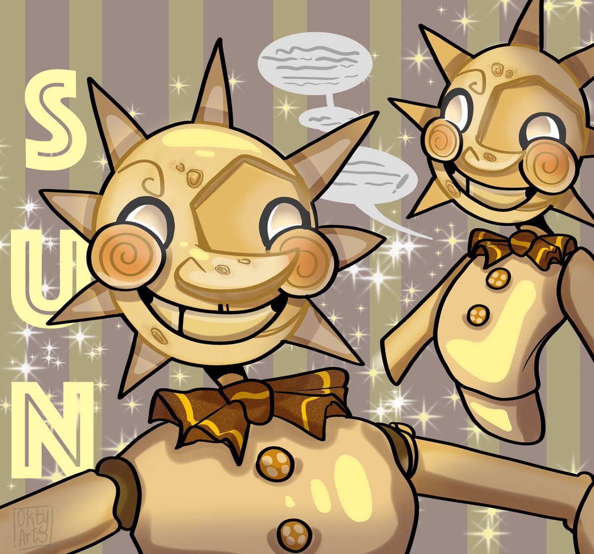 ArtsOkty's tweet photo. ✨✨✨Sun ✨✨✨
#sundropfnaf #FNAFsecuritybreach #ArtistOnTwitter #digitaldrawing https://t.co/ZIeuTTpZbF
