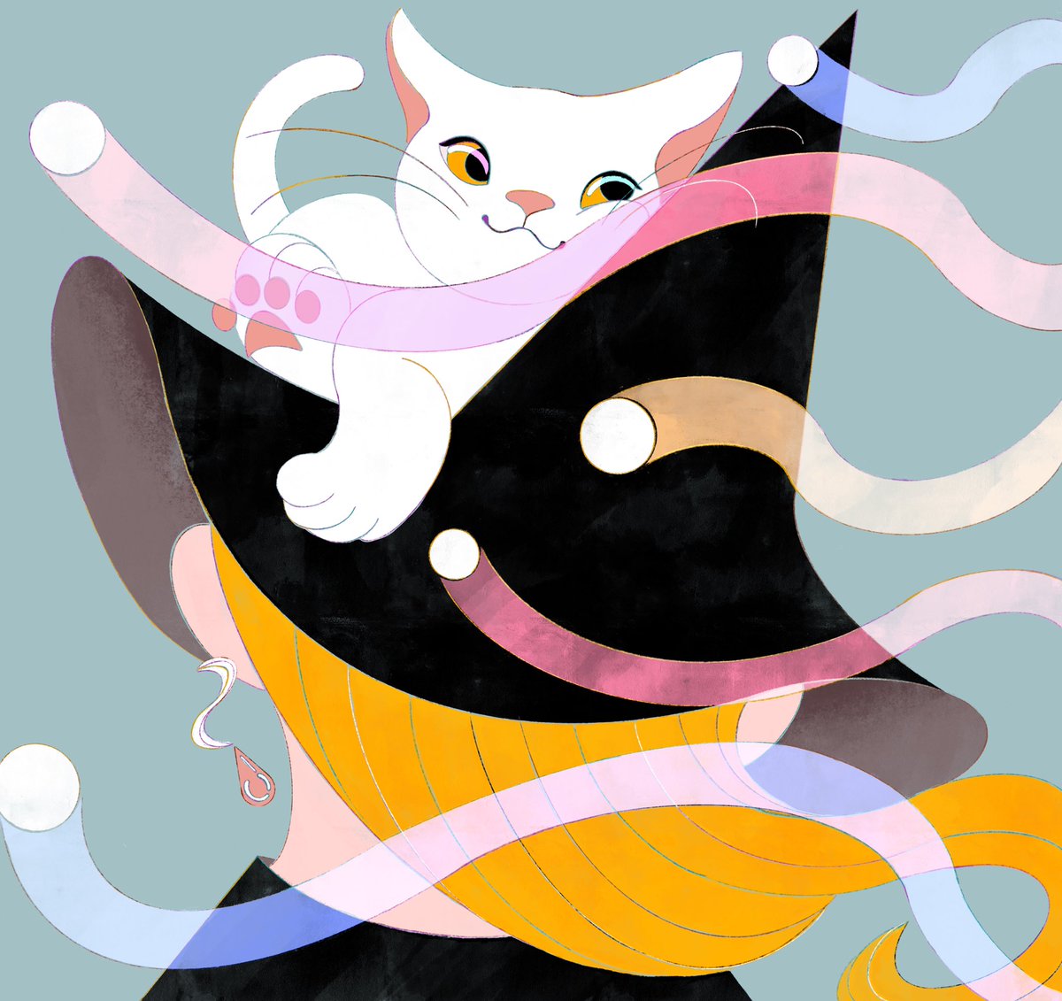 「君の魔法が好き。
#illustration 」|こみひかるこ Illustrator_個展7月のイラスト