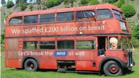 David_T_Evans's tweet photo. So sad 43% still believe in possibility that #Johnson is anything but a #liar, #polulist, #cheat, archmanipulator of the public

#JohnsonLiedPeopleDied No ifs, No buts! 

Wake up, 43%! It could be YOU thrown under #BorisBus next &amp; with #BrexitLies to #NHS: no service to save you https://t.co/UnwA2tfUtF