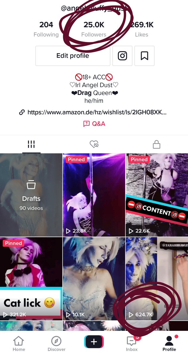 AngelFluffyDust's tweet photo. Ma newest vid just went so fuckn viral?!😳
It caused nearly 7K new followers n a lot of shitstorm n hate! 😋

Welcome ta the kinky side of TT! 
Srsly ppl should calm down n stop overdramatize simple things https://t.co/OZaFZnKi7P