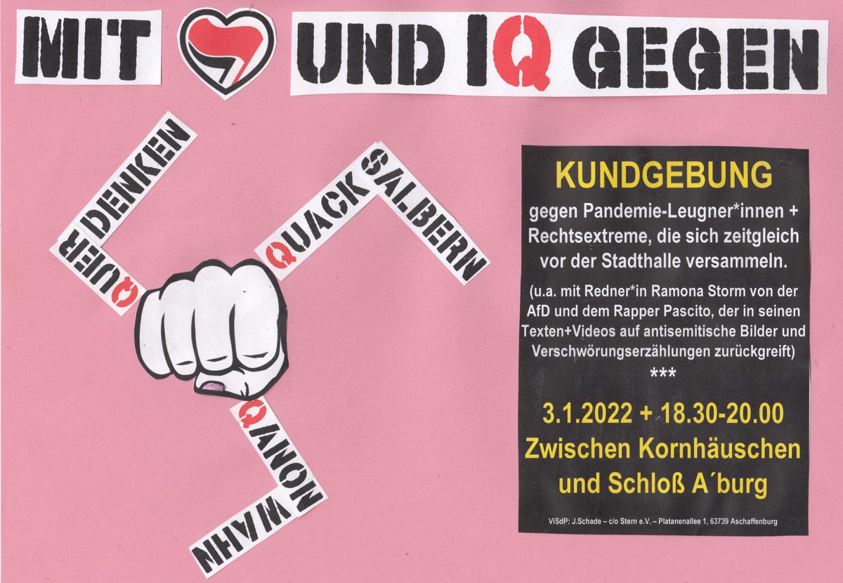 AschaffenburgIL's tweet photo. Angereist waren die Demonstant*innen aus der gesammten Region, KfZ aus WÜ, MSP, DA, HU, OF, ERB, MA füllten den Parkplatz. Für kommenden Montag ist die nächste rechte Kundgebung in #aschaffenburg geplant, die AfD mobilisiert zum Schloßplatz. Es wird Gegenprotest geben! https://t.co/yvtiLVWDNk