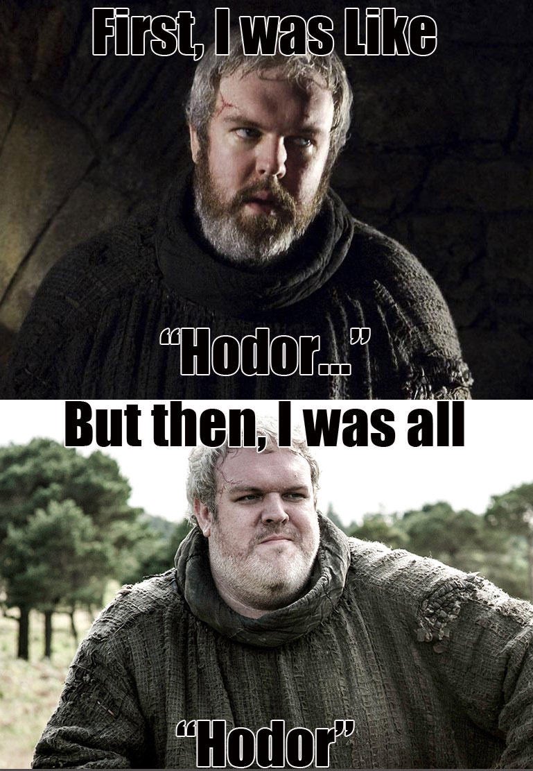 HodorNFT's tweet photo. How I feel about #NFTs. Took a lot of learning and unlearning, but I’m now a believer. #hodor #holdtheNFTs https://t.co/waG8tclPr1