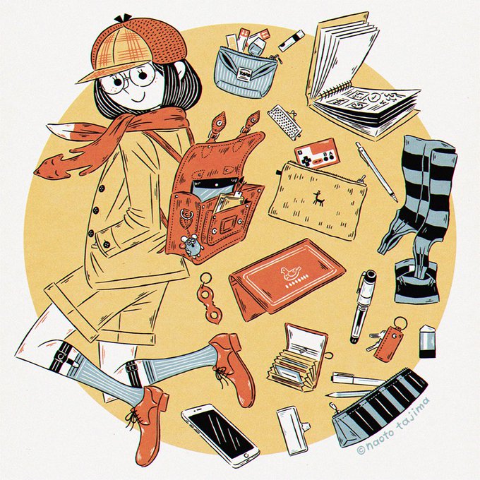 あつ森で自イラストのファッション再現。🦊💼👞 